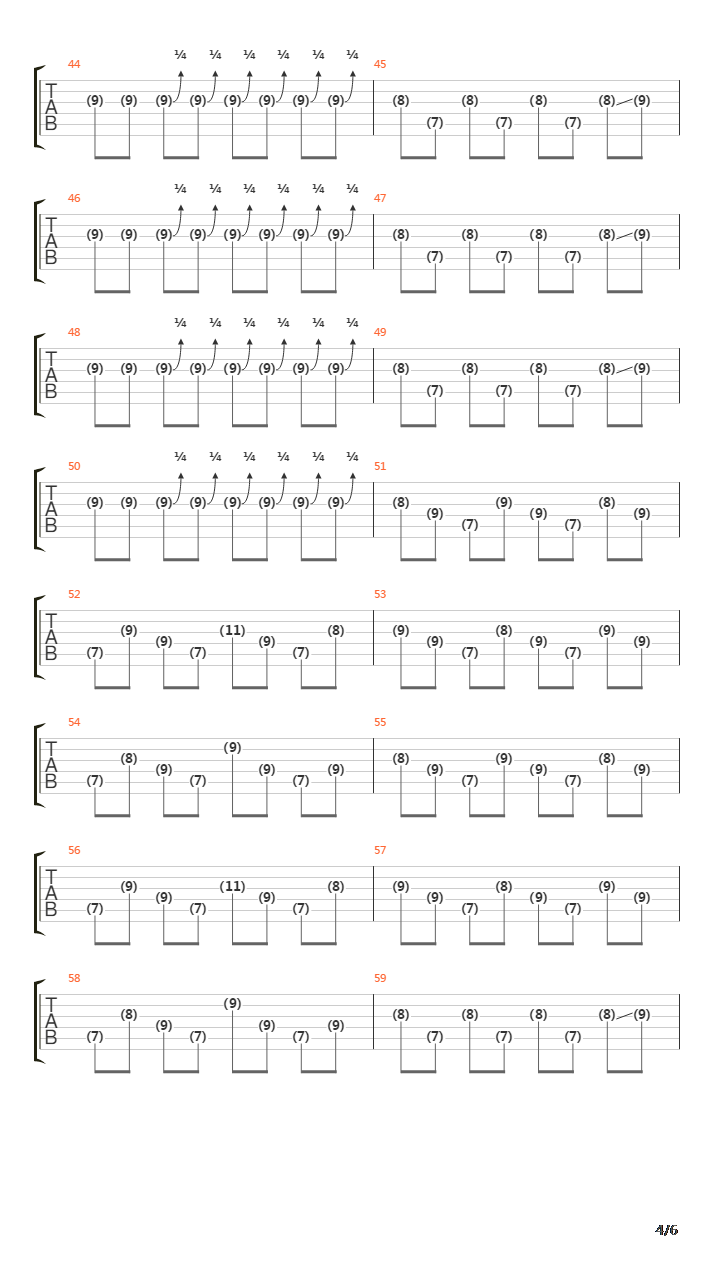 Shed吉他谱