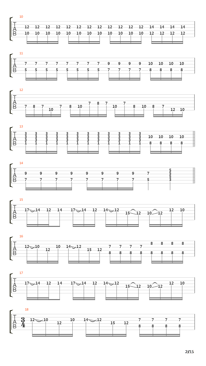 Origins Of Measurable Being吉他谱