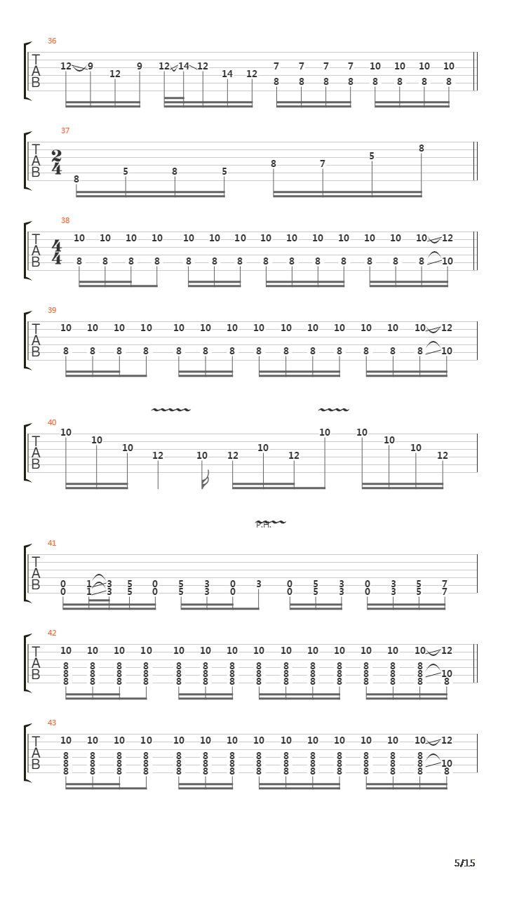 Origins Of Measurable Being吉他谱