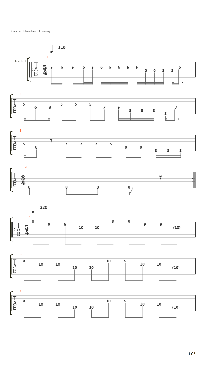 Song Of Victory吉他谱