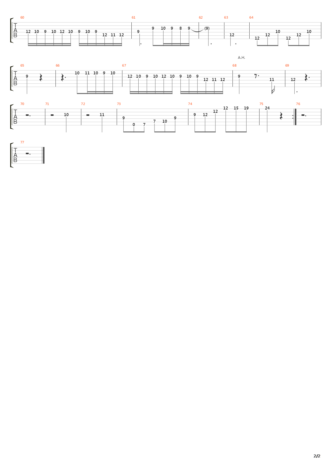 Adagio吉他谱