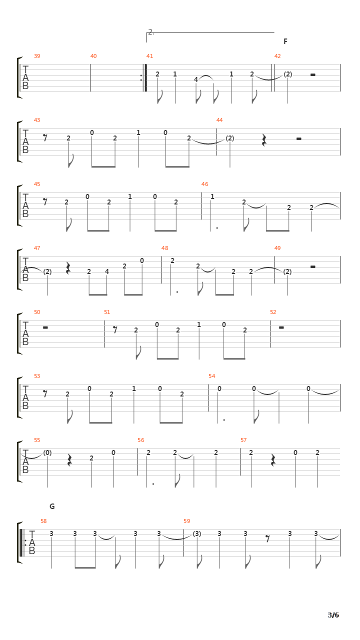 Nocturne No9吉他谱