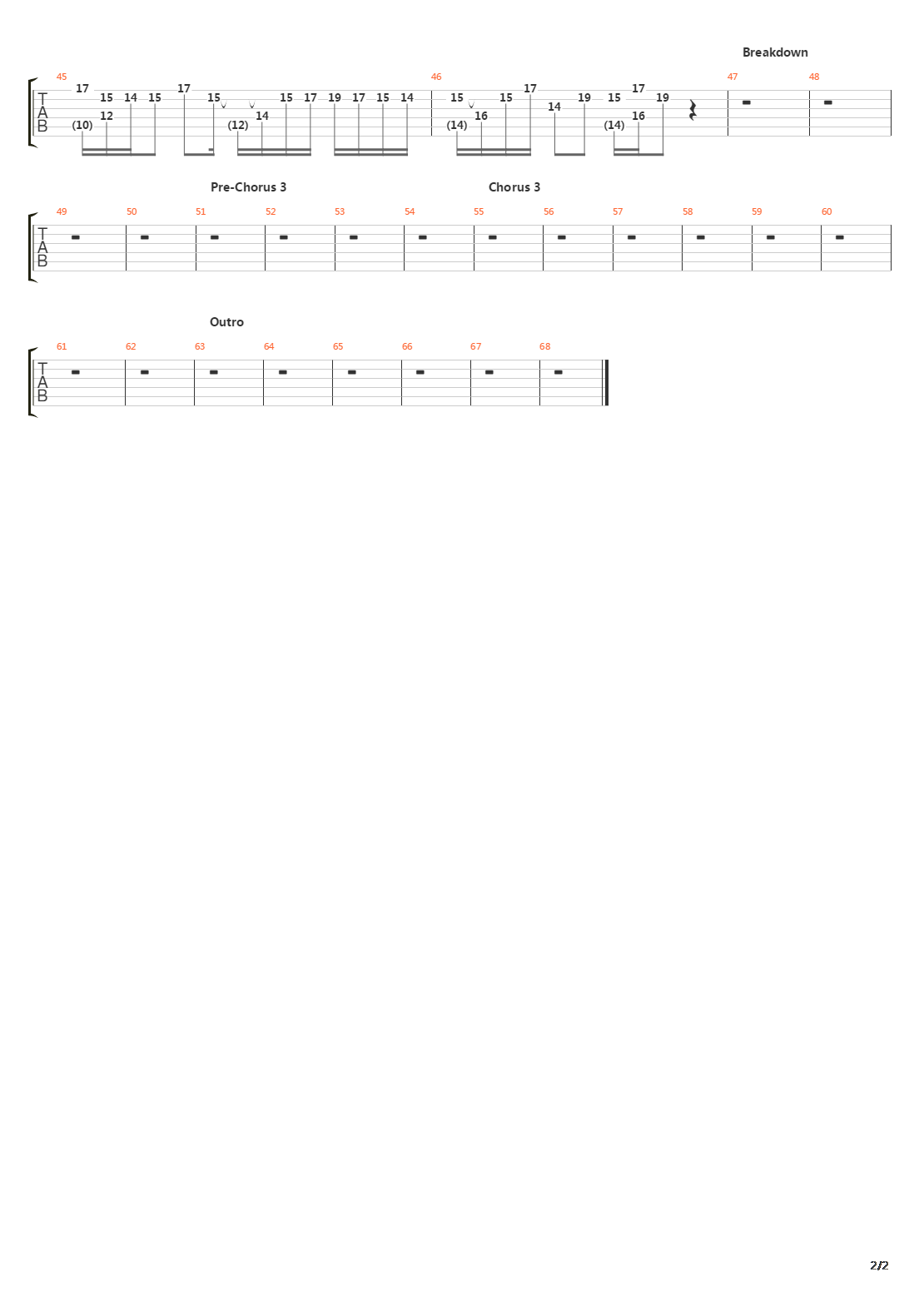 Rooftop To The Street吉他谱