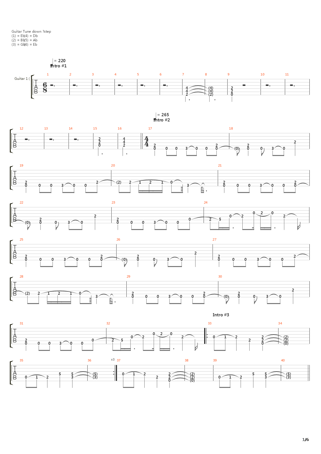 Vanishing Lessons吉他谱