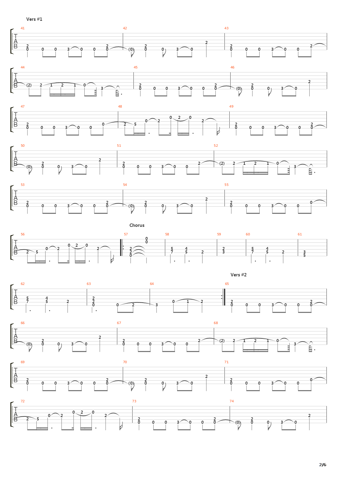 Vanishing Lessons吉他谱