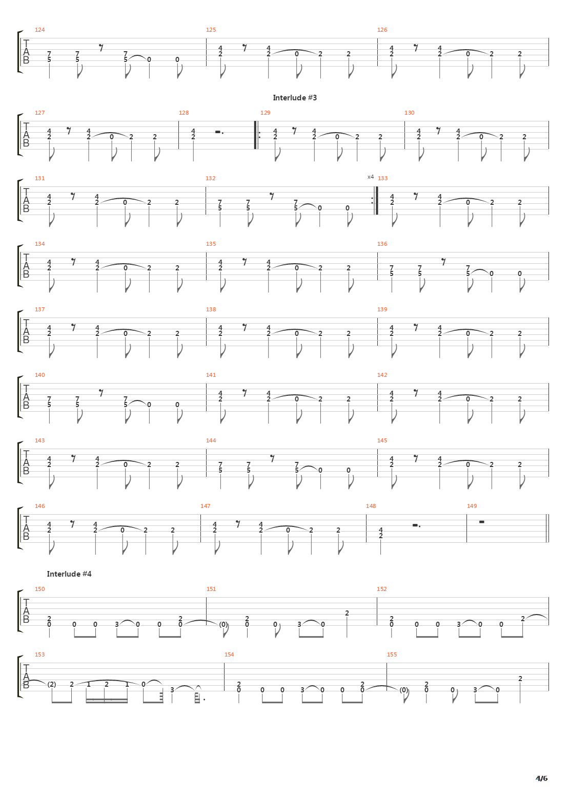 Vanishing Lessons吉他谱