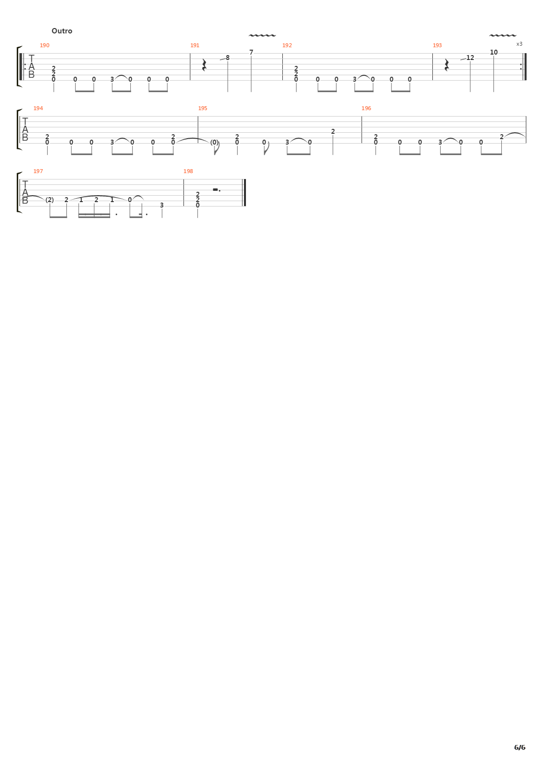 Vanishing Lessons吉他谱