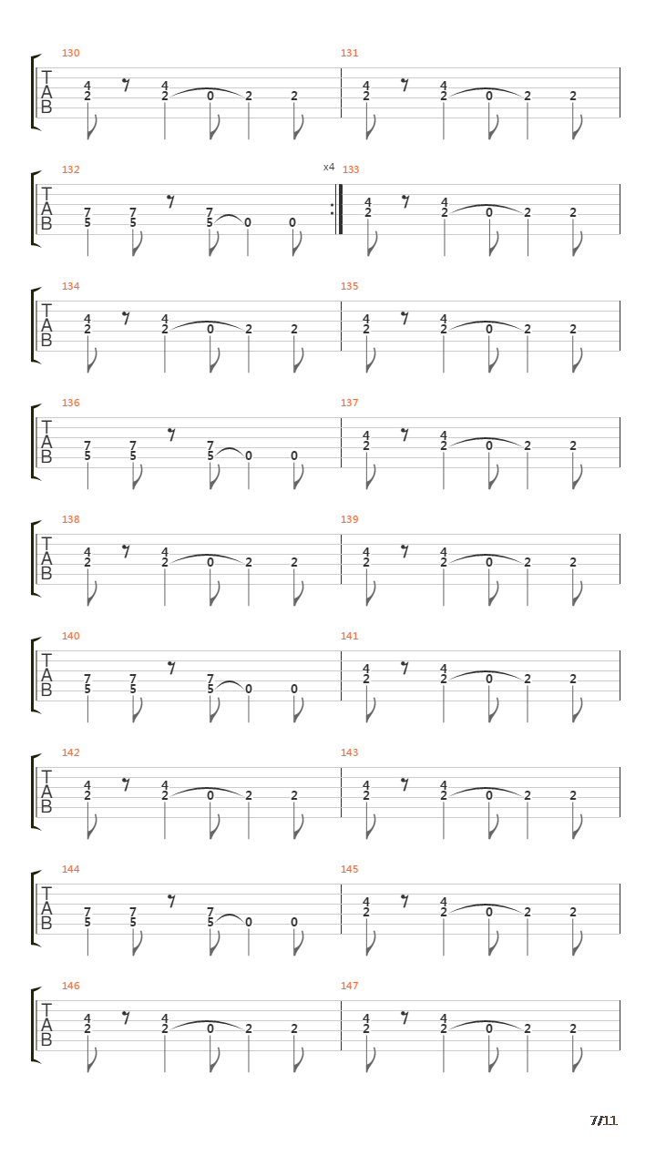 Vanishing Lessons吉他谱