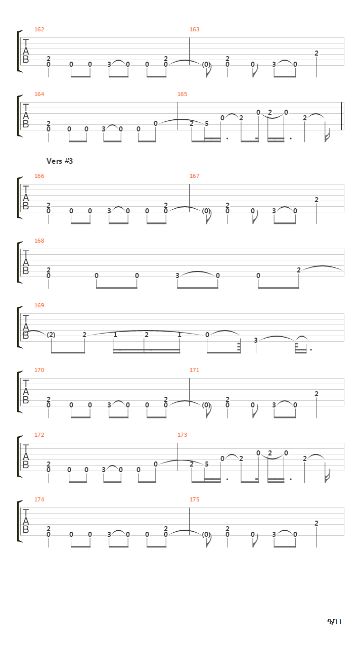 Vanishing Lessons吉他谱