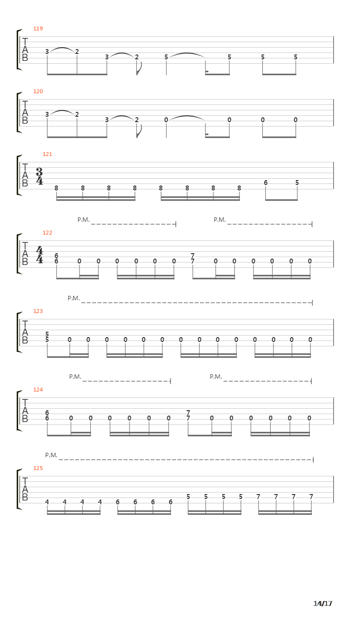 Burn吉他谱