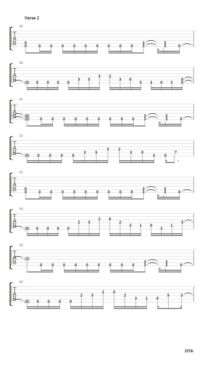 Without Walls吉他谱