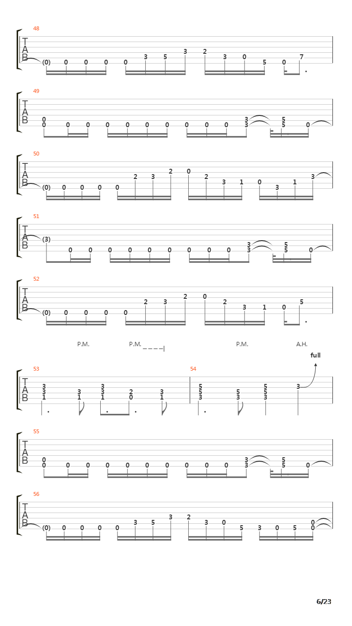 Without Walls吉他谱