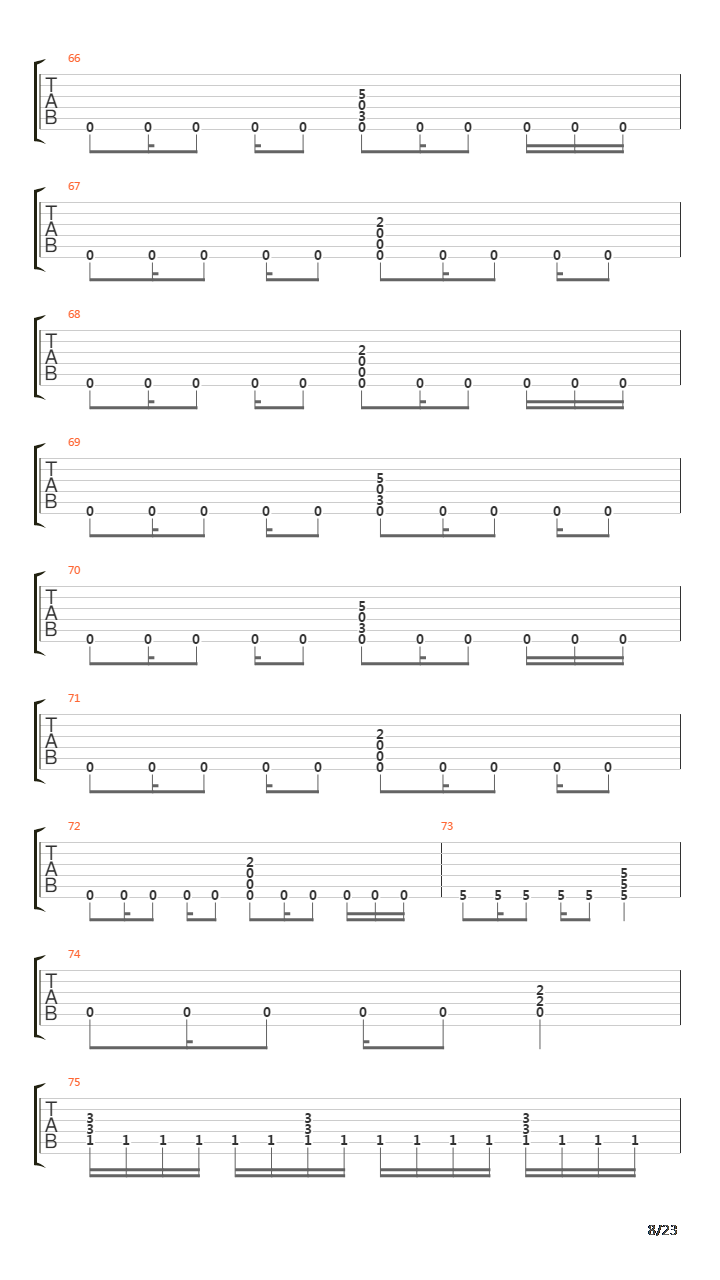 Without Walls吉他谱