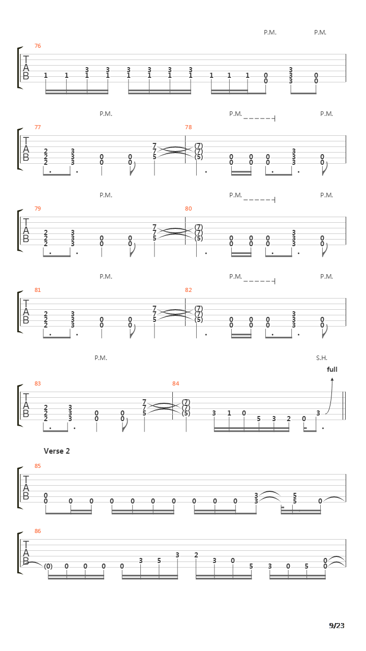 Without Walls吉他谱