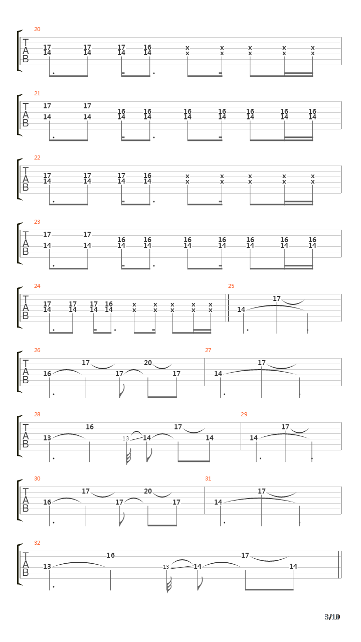 Sneg吉他谱