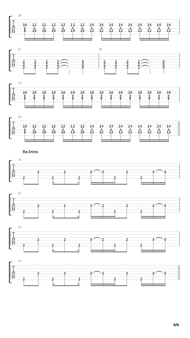Zavtra吉他谱