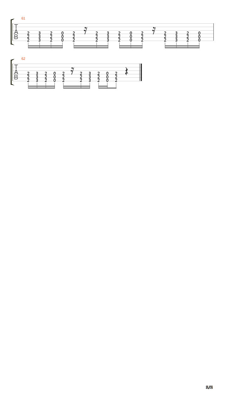 Zavtra吉他谱