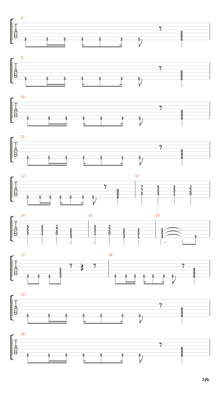 Another Way You Can Die吉他谱