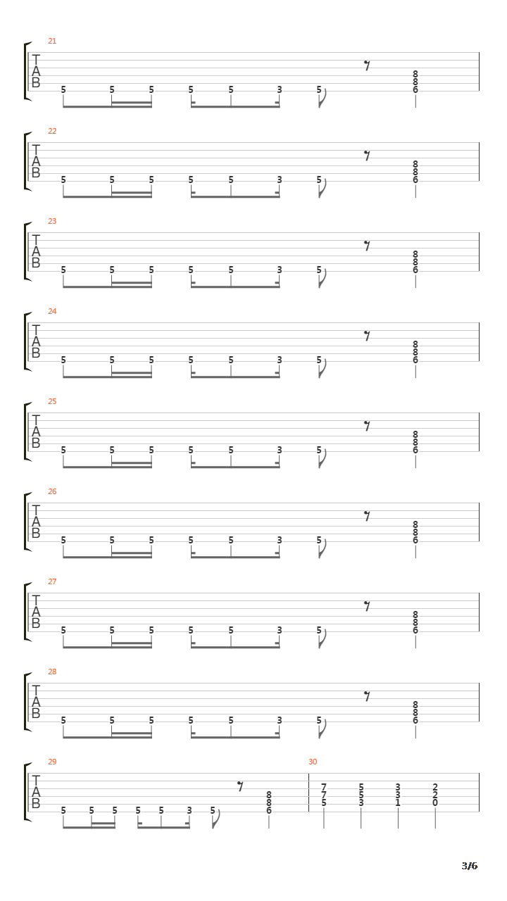 Another Way You Can Die吉他谱