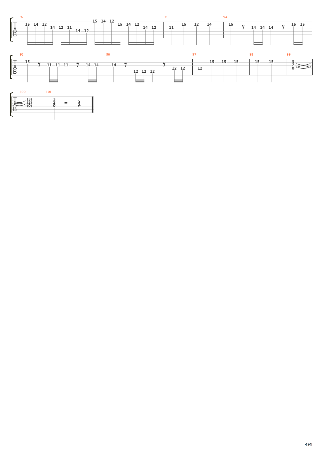 Figaro吉他谱