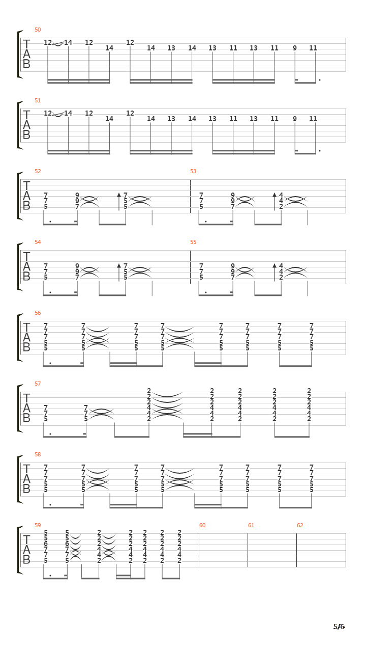 Echo吉他谱