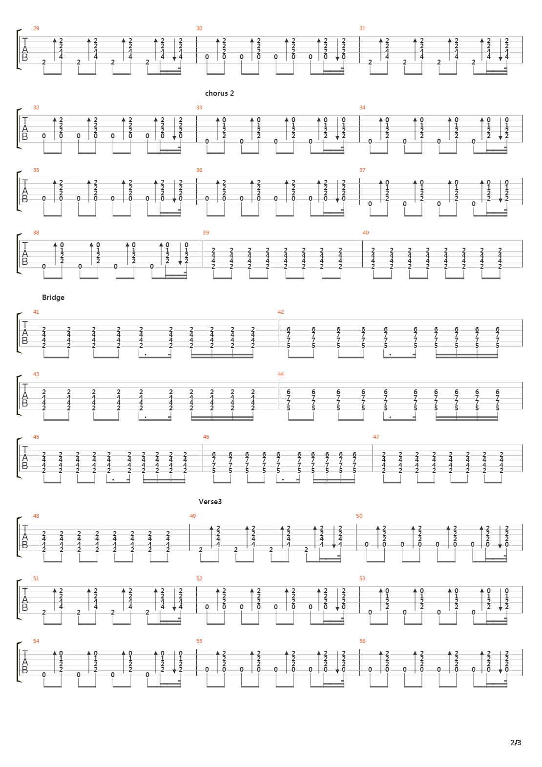 Last Train吉他谱