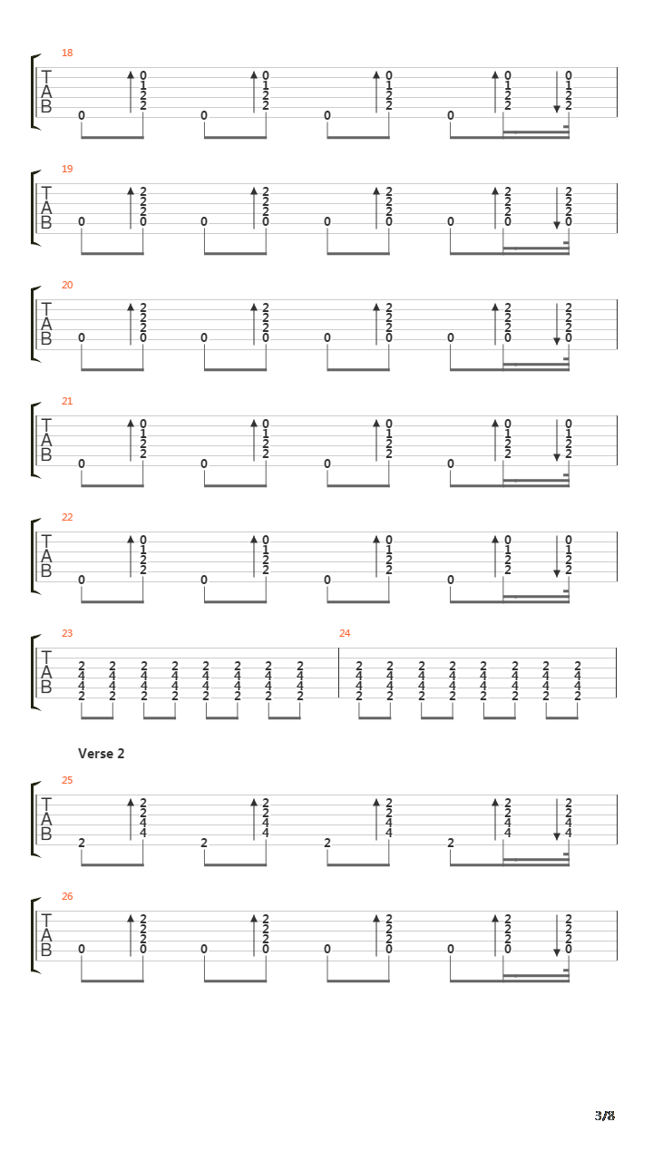 Last Train吉他谱