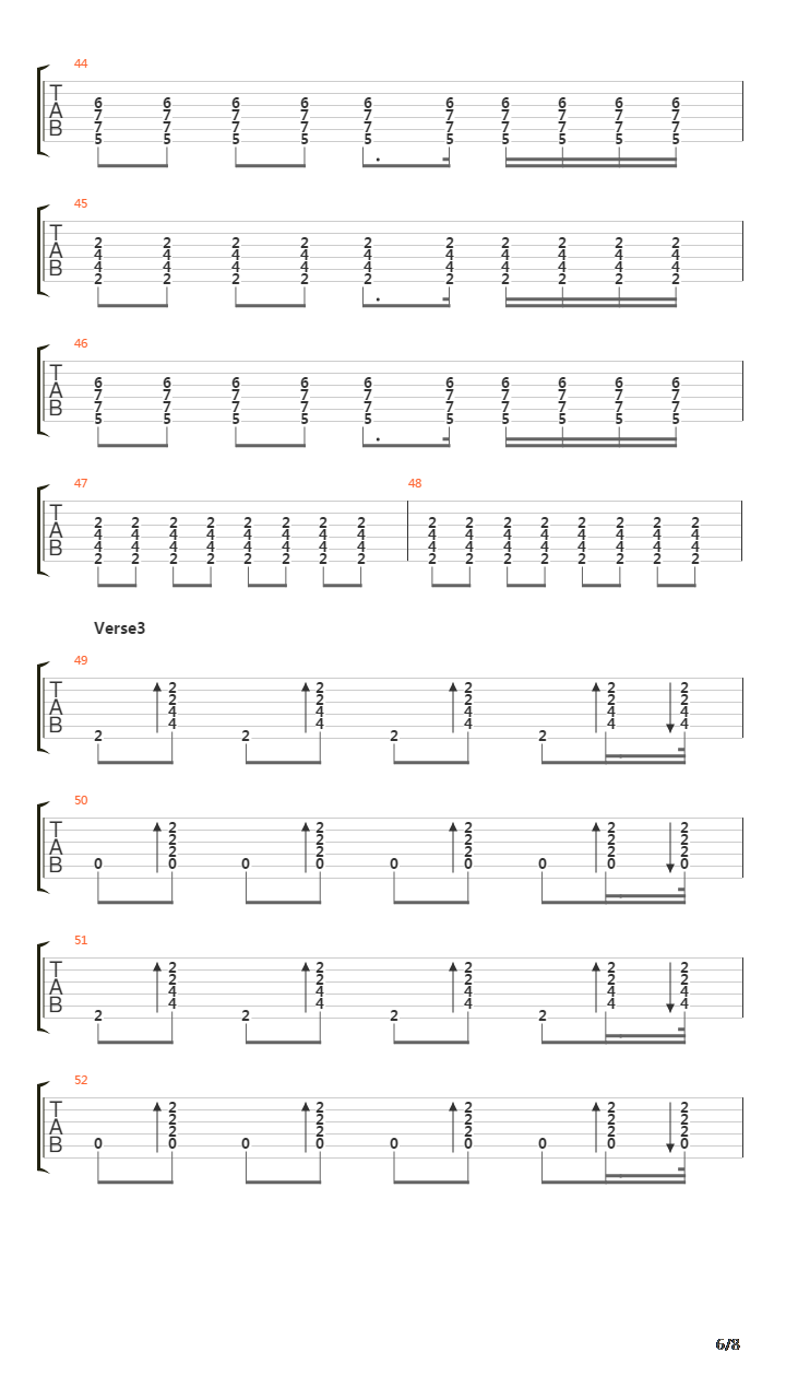 Last Train吉他谱