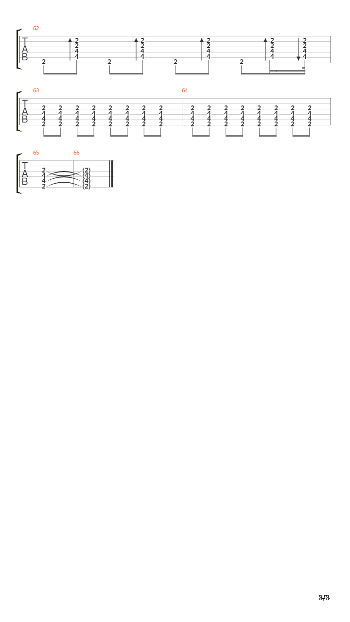 Last Train吉他谱