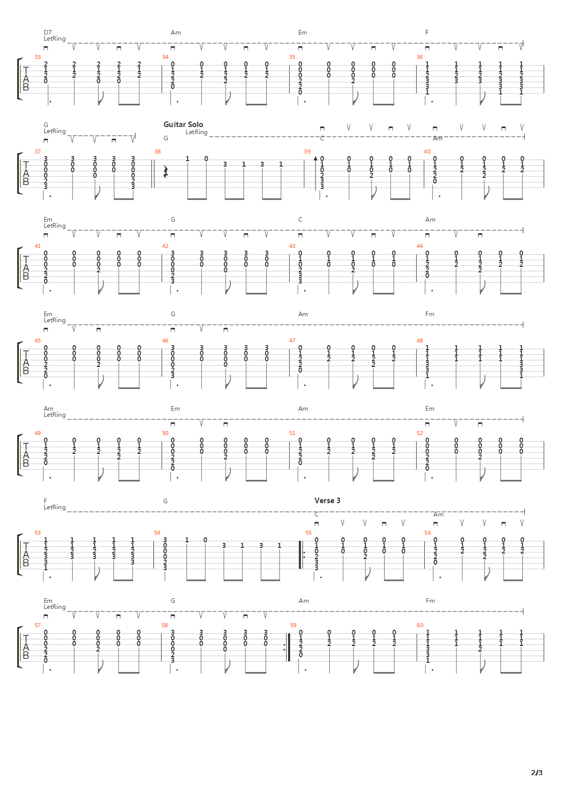 The Connection吉他谱