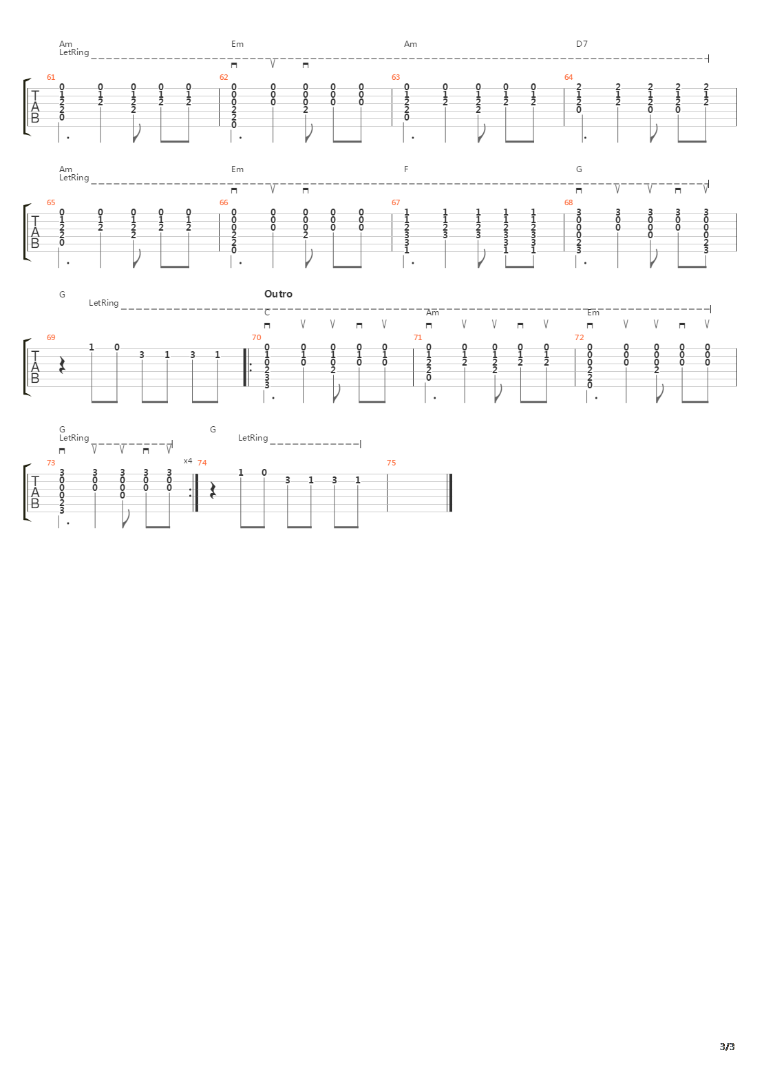 The Connection吉他谱