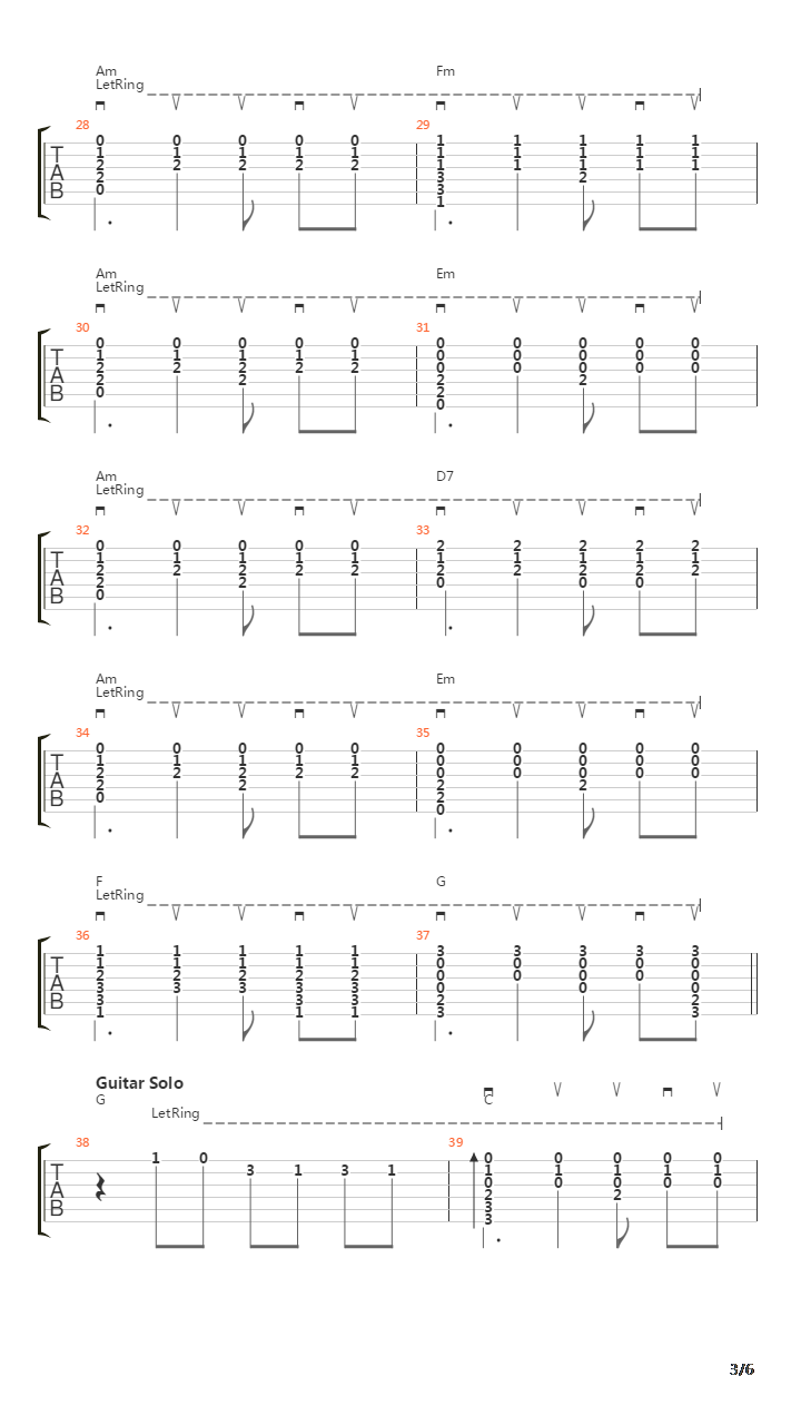 The Connection吉他谱