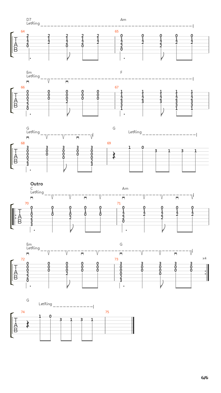 The Connection吉他谱