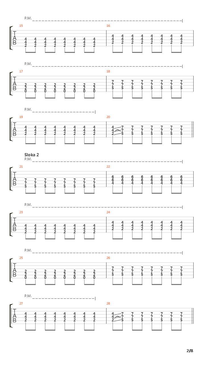 Modlitba Pro Partu吉他谱