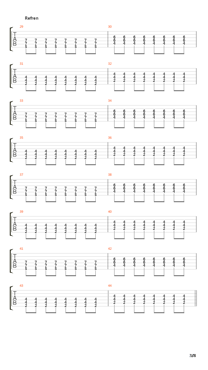 Modlitba Pro Partu吉他谱