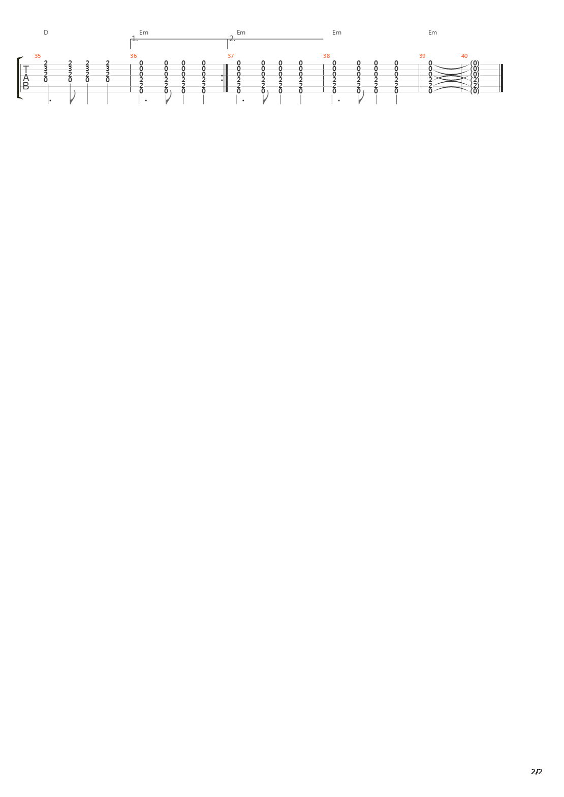 Pelot Dhennebont吉他谱