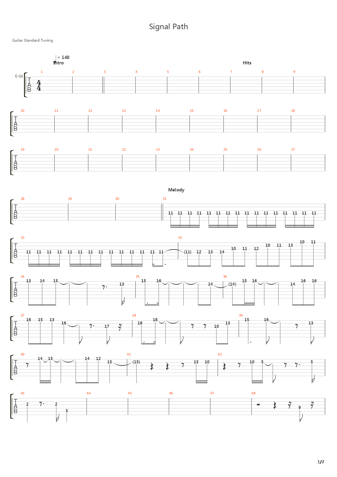 Signal Path吉他谱