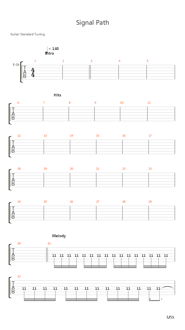 Signal Path吉他谱