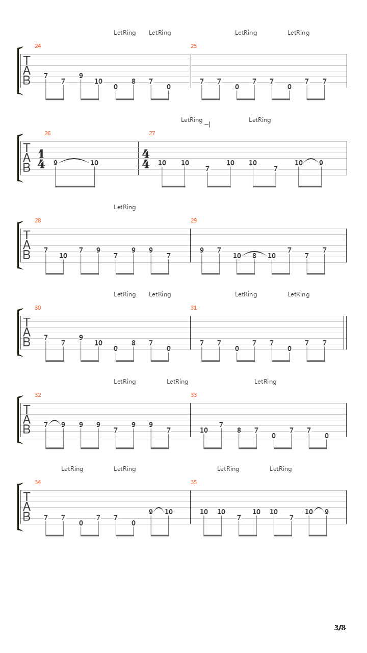 Masar吉他谱