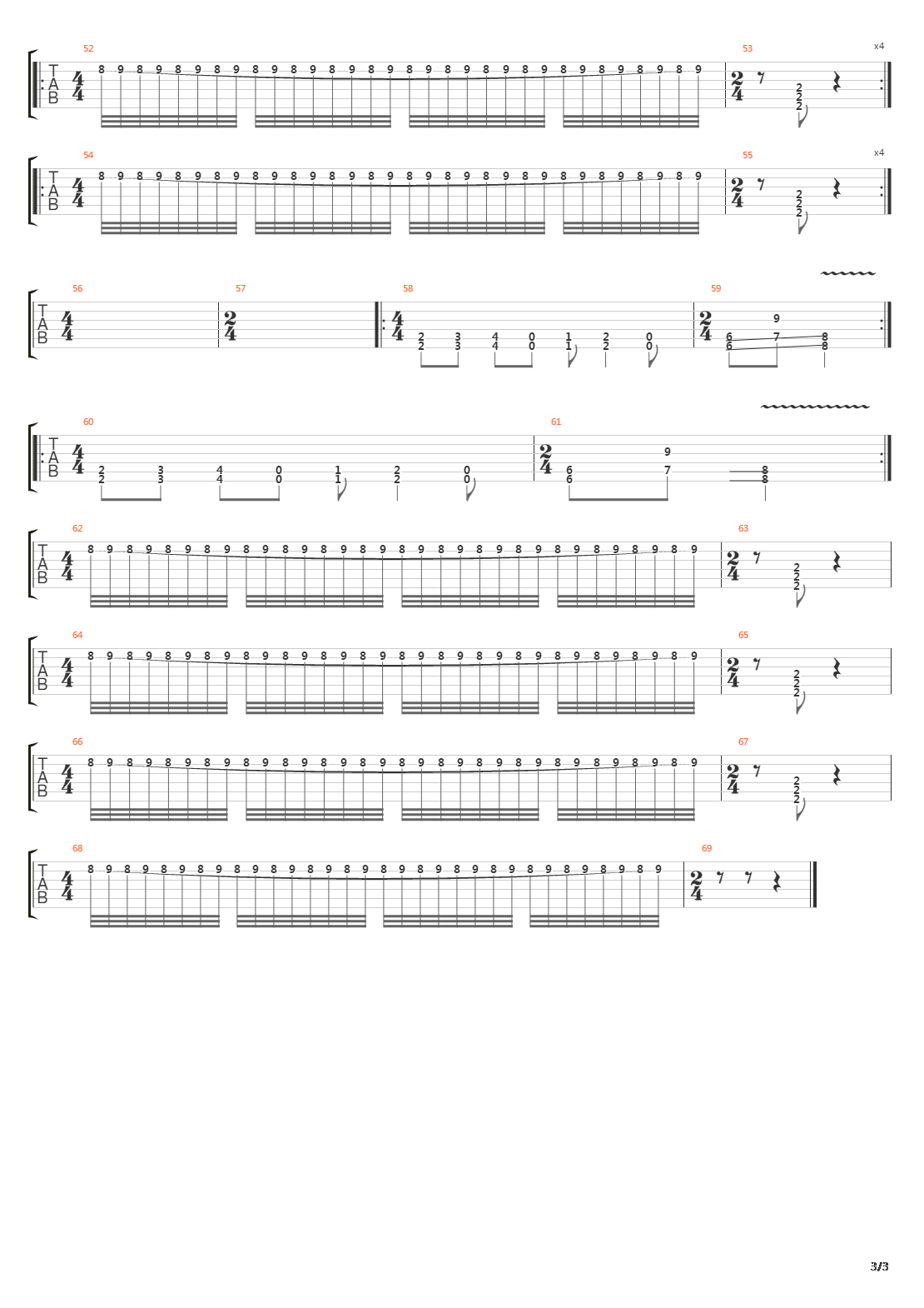 2 138 Net吉他谱