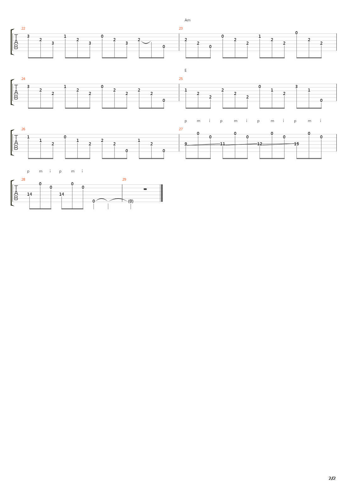 A Minor Prelude吉他谱