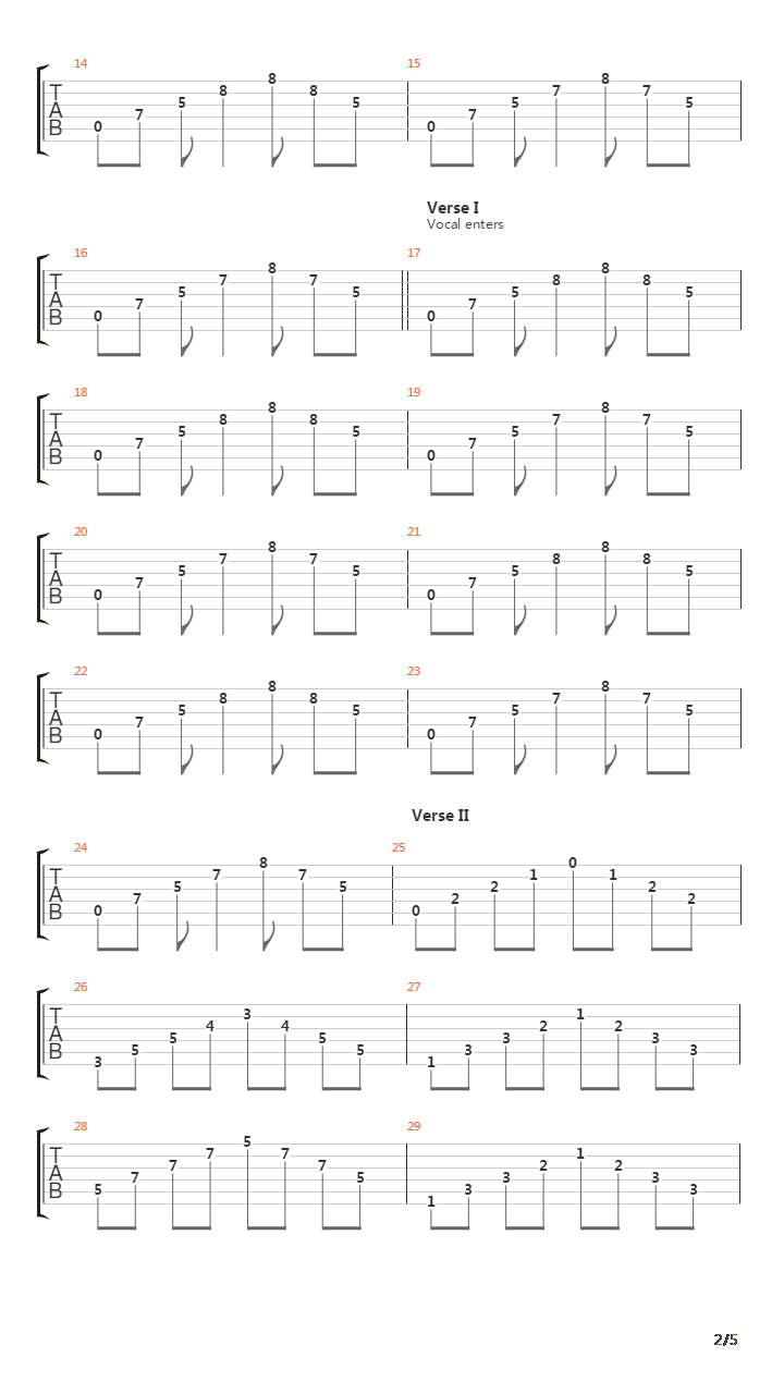 Lay It On The Line吉他谱