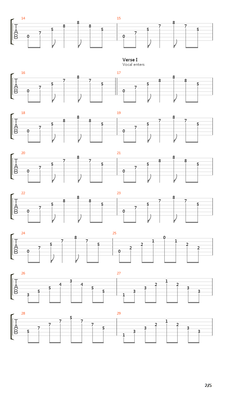 Lay It On The Line吉他谱