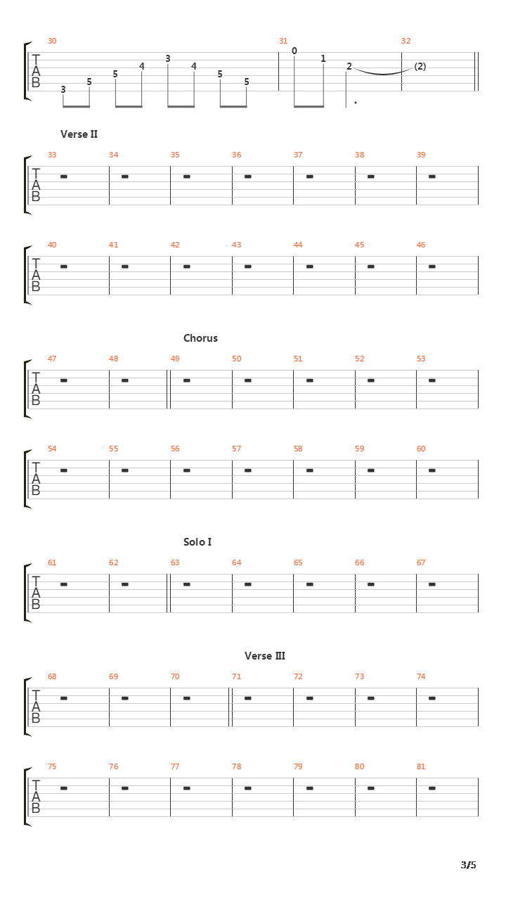 Lay It On The Line吉他谱