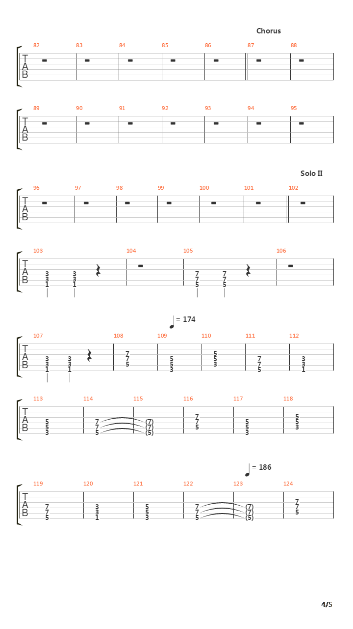 Lay It On The Line吉他谱