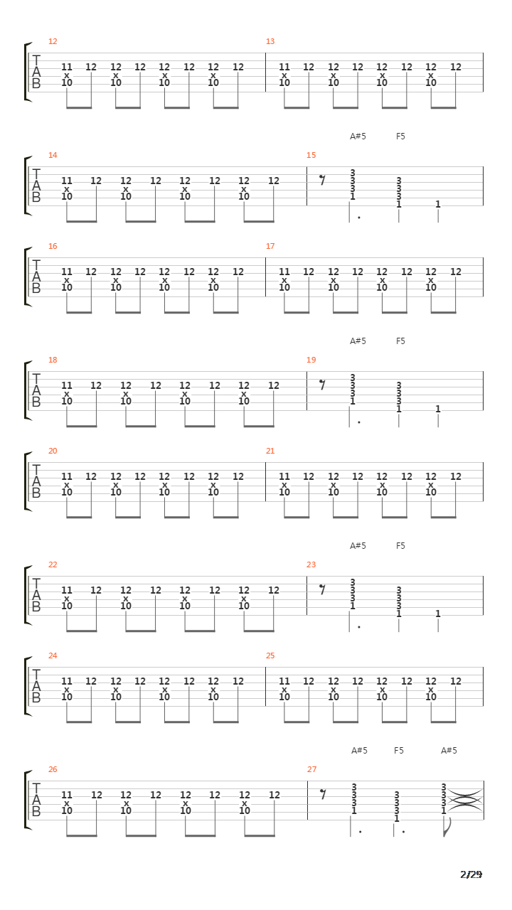 Rock N Roll Machine吉他谱