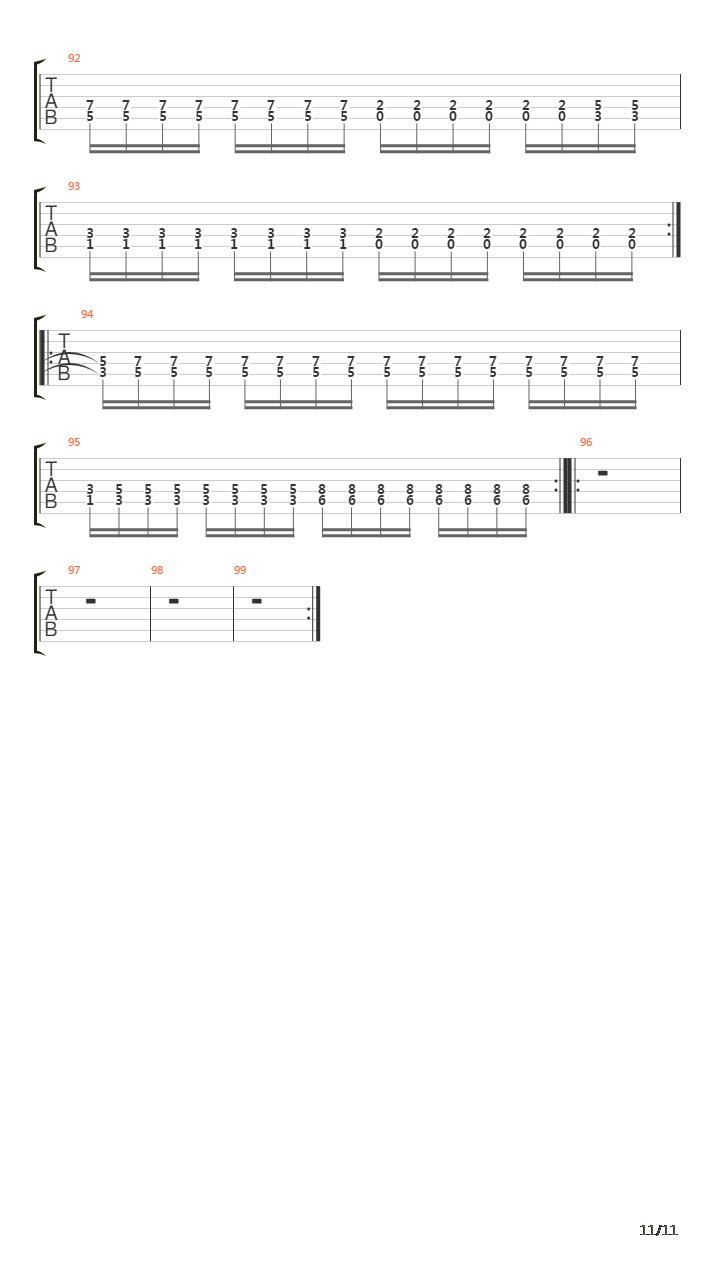 Ve Stinu Starych Dubu吉他谱