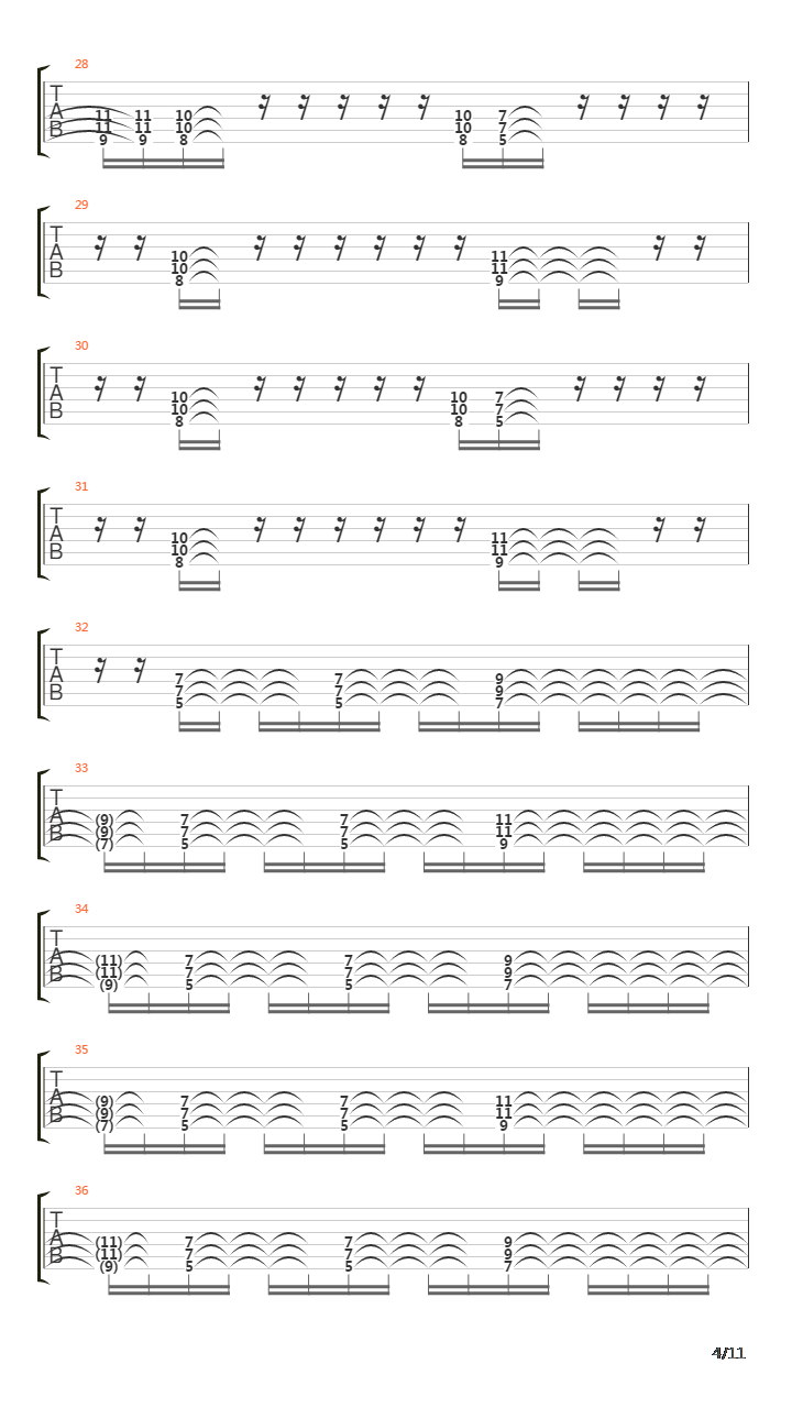 Ve Stinu Starych Dubu吉他谱