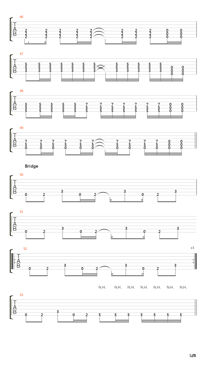 Downfall吉他谱