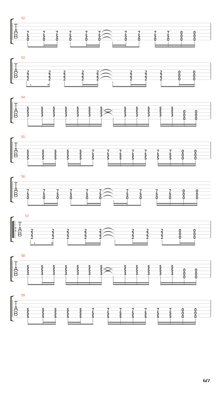 Downfall吉他谱